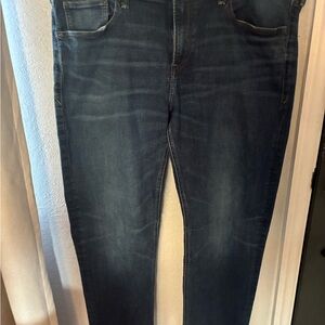 Express Men's Dark Blue Slim Jeans